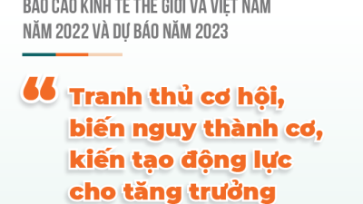 BÁO CÁO KINH TẾ THẾ GIỚI VÀ VIỆT NAM NĂM 2022 VÀ DỰ BÁO NĂM 2023 “ Tranh thủ cơ hội, biến nguy thành cơ, kiến tạo động lực cho tăng trưởng”