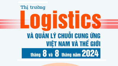 Thị trường logistics và quản lý chuỗi cung ứng Việt Nam và thế giới tháng 8 và 8 tháng năm 2024: diễn biến và dự báo