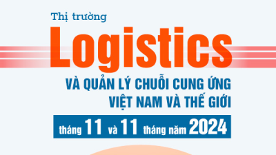 Thị trường logistics và quản lý chuỗi cung ứng Việt Nam và thế giới tháng 11 và 11 tháng năm 2024: diễn biến và dự báo