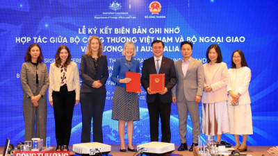 Bộ Công Thương và Bộ Ngoại giao và Thương mại Australia ký kết biên bản ghi nhớ hợp tác