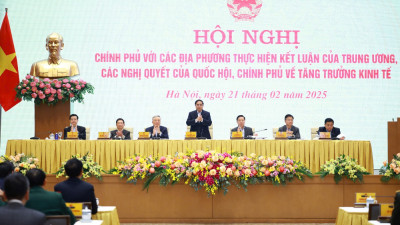 Hội nghị Chính phủ với các địa phương về tăng trưởng kinh tế