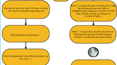 INFOGRAPHIC: Yêu cầu và quy trình thực hiện thay đổi phương thức vận chuyển của hàng quá cảnh