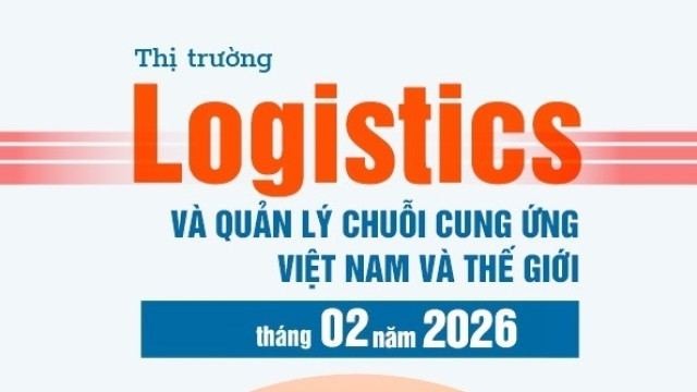 Thị trường logistics và quản lý chuỗi cung ứng Việt Nam và thế giới tháng 2 năm 2026: diễn biến và dự báo