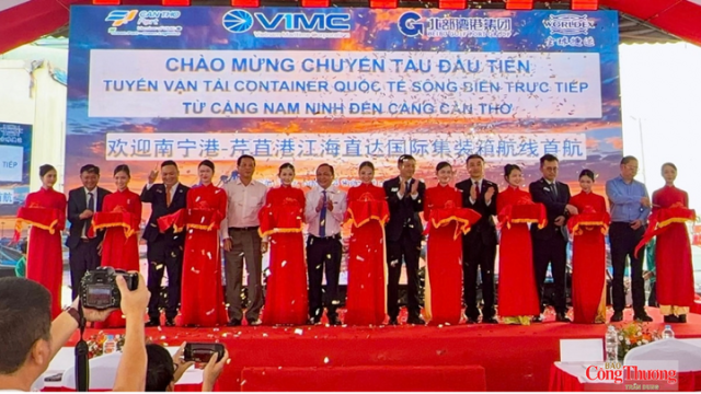 Cần Thơ mở tuyến vận tải container kết nối Tây Nam Trung Quốc