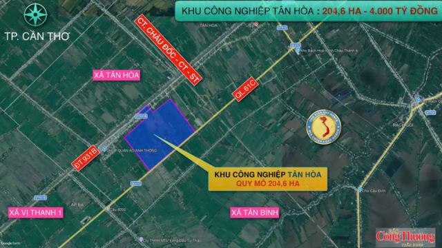 Khu công nghiệp Tân Hòa mở hành lang logistics ven biển Cần Thơ