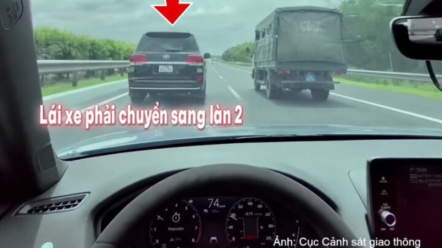 Hướng dẫn cách đi tại 'làn đường vượt xe' trên 2 tuyến cao tốc