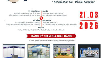 NGÀY HỘI VIỆC LÀM LOGISTICS SẼ DIỄN RA ĐỒNG THỜI TẠI  5 TỈNH THÀNH VÀO THÁNG 3/2026