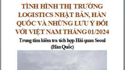 Báo cáo thị trường logistics Nhật Bản, Hàn Quốc tháng 01/2024 (miễn phí)