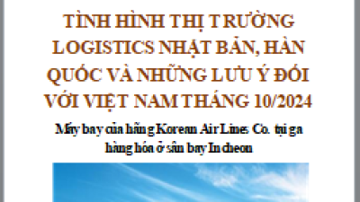 Báo cáo thị trường logistics Nhật Bản, Hàn Quốc và những lưu ý đối với Việt Nam, tháng 10/2024 (miễn phí)