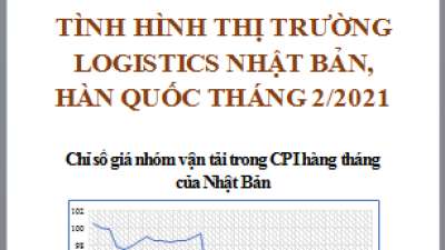 Báo cáo thị trường logistics Nhật Bản, Hàn Quốc tháng 02/2023 (miễn phí)