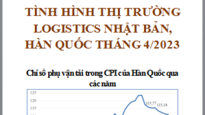 Báo cáo thị trường logistics Nhật Bản, Hàn Quốc tháng 04/2023 (miễn phí)