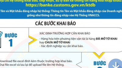 Sự khác biệt giữa khai báo Bản kê thông tin hàng hóa nhập khẩu trước và nay