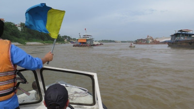 Từ 28/5-1/6/2019: Cấm tàu lưu thông trên sông Hồng đoạn qua cảng Khuyến Lương