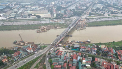 Hà Nội: Cấm toàn bộ phương tiện qua cầu Đuống và cầu Đông Hội