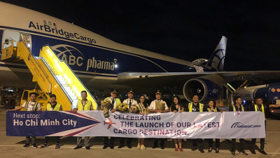 AirBridgeCargo Airlines (ABC) mở thêm dịch vụ vận chuyển hàng hóa đến Thành phố Hồ Chí Minh