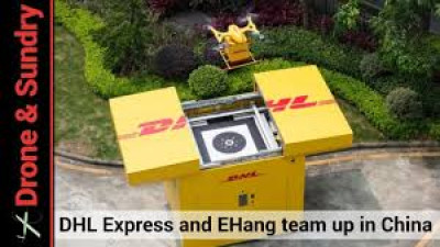 DHL Express, EHang ra mắt dịch vụ bay không người lái đô thị đầu tiên tại Trung Quốc