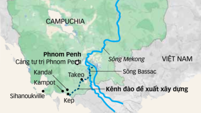 Việt Nam đề nghị Campuchia chia sẻ thông tin, đánh giá đầy đủ tác động của dự án kênh đào Funan Techo