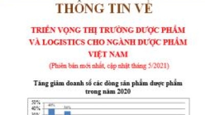 Thông tin về triển vọng thị trường Dược phẩm và Logistics cho ngành dược phẩm Việt Nam (Phiên bản mới nhất, cập nhật tháng 5/2021)