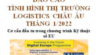 Báo cáo thị trường logistics Châu Âu số tháng 10/2022 (miễn phí)