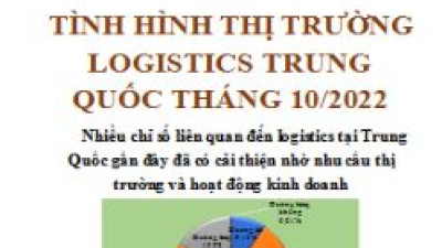 Báo cáo thị trường logistics Trung Quốc tháng 10/2022 (miễn phí)