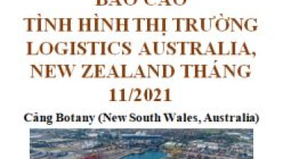 Báo cáo thị trường logistics Australia- New Zealand số tháng 11/2021 (miễn phí)