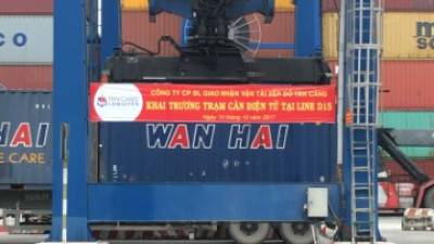 Tân Cảng Logistics khai trương 2 bàn cân bàn điện tử hiện đại trong cảng Cát Lái